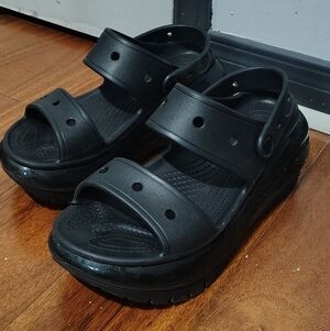 Kids Black Sandals